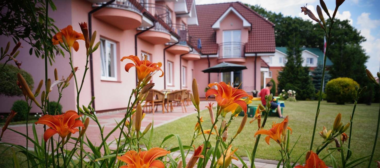 Plaża w Rewalu o zachodzie słońca